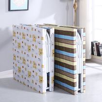 Folding bed single plate bed shrink bed wooden plate bed lunch break bed adult household single bed stealth bed simple bed