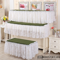 Piano half-cover scarves dust-proof dust towels thickened hemp lace universal piano Beatle approch.