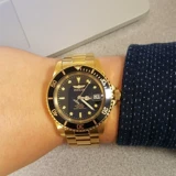 Американская покупка Invicta Watch 18k Gold, один водонепроницаемый ночной свет Автоматические механические мужские часы 8929ob