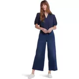 Комфортные эластичные штаны, высокая талия, по фигуре