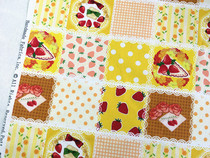 Japanese style sweet lace polka dot yellow checkered printed cotton tablecloth curtain childrens dress lolita