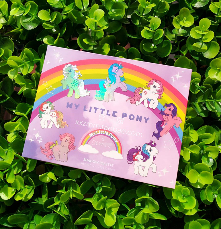 US official website to buy back Colourpop My Little Pony unicorn 12 color eye shadow tray spot