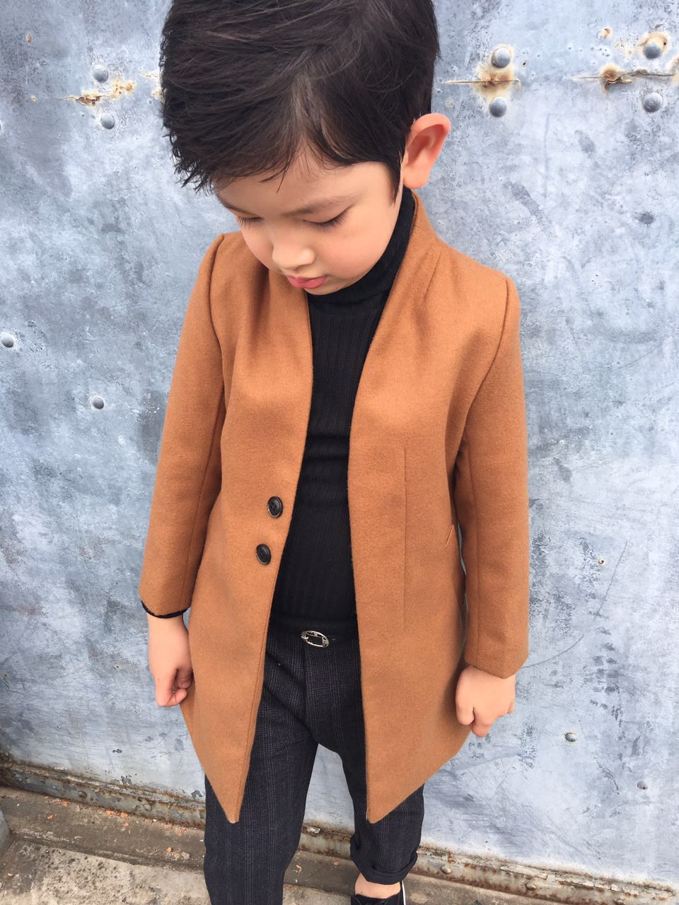 Manteau pour garcon en cachemire - Ref 2161201 Image 19