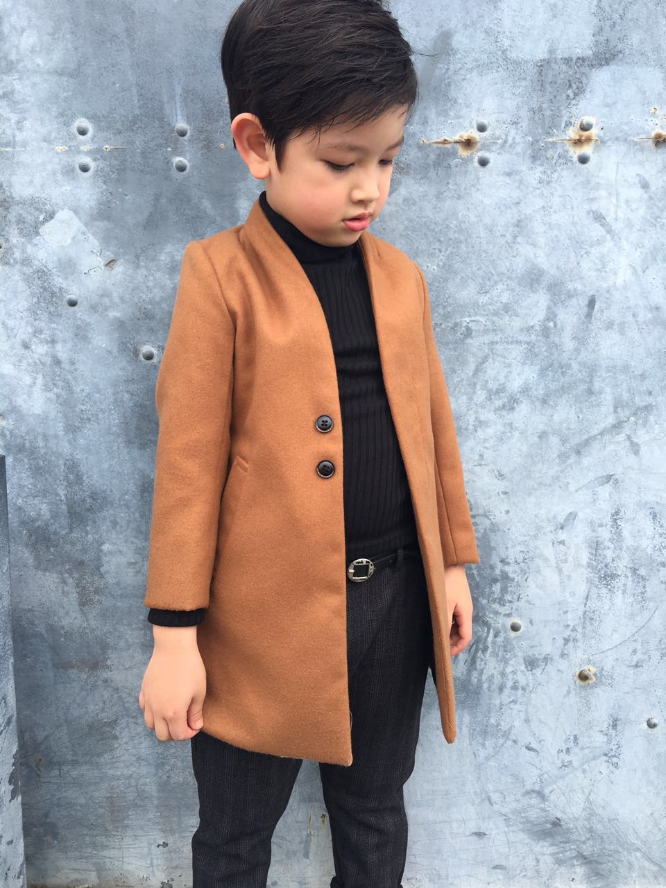 Manteau pour garcon en cachemire - Ref 2161201 Image 16