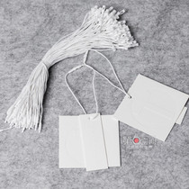 Clothing tag rope female buckle round head sling female buckle double plug cotton bullet tag rope