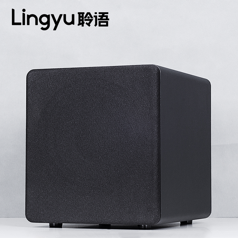 LINGYU listening to overweight wireless active 8-inch subwoofer audio bar dance studio shocking subwoofer speaker