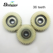 Electric Lithium electric power folding car motor gear electric bicycle 36 teeth electric car nylon motor gear