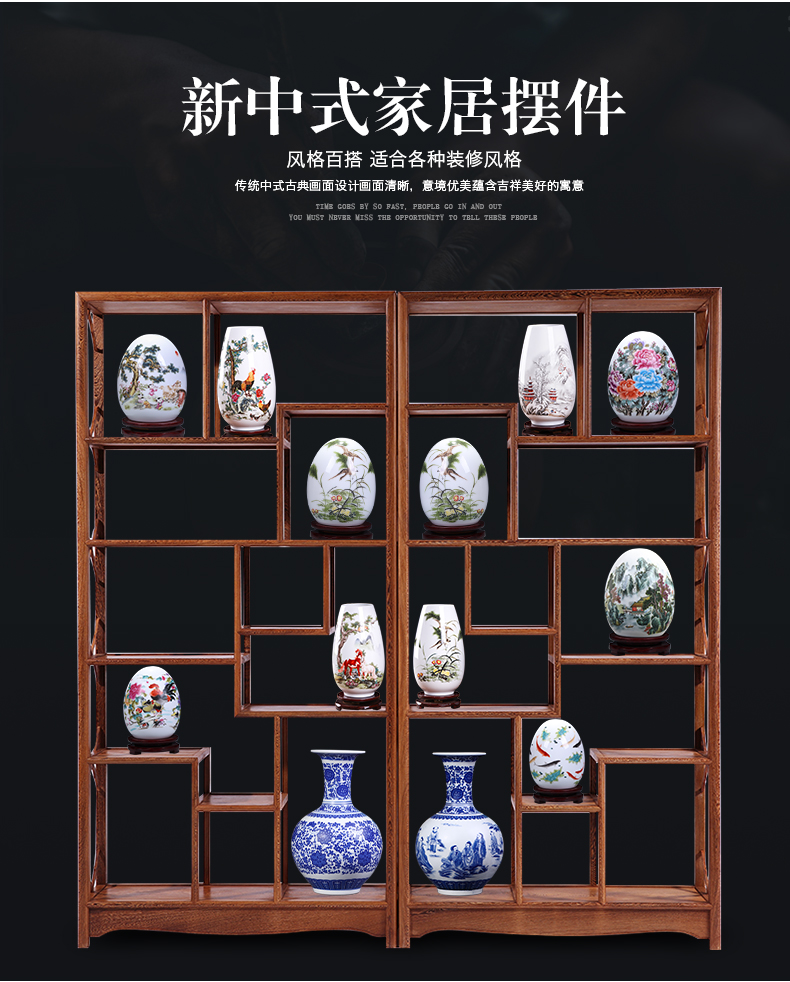 Jingdezhen ceramic modern furnishing articles of the new Chinese style household act the role ofing is tasted creative indoor sitting room of rich ancient frame wine accessories