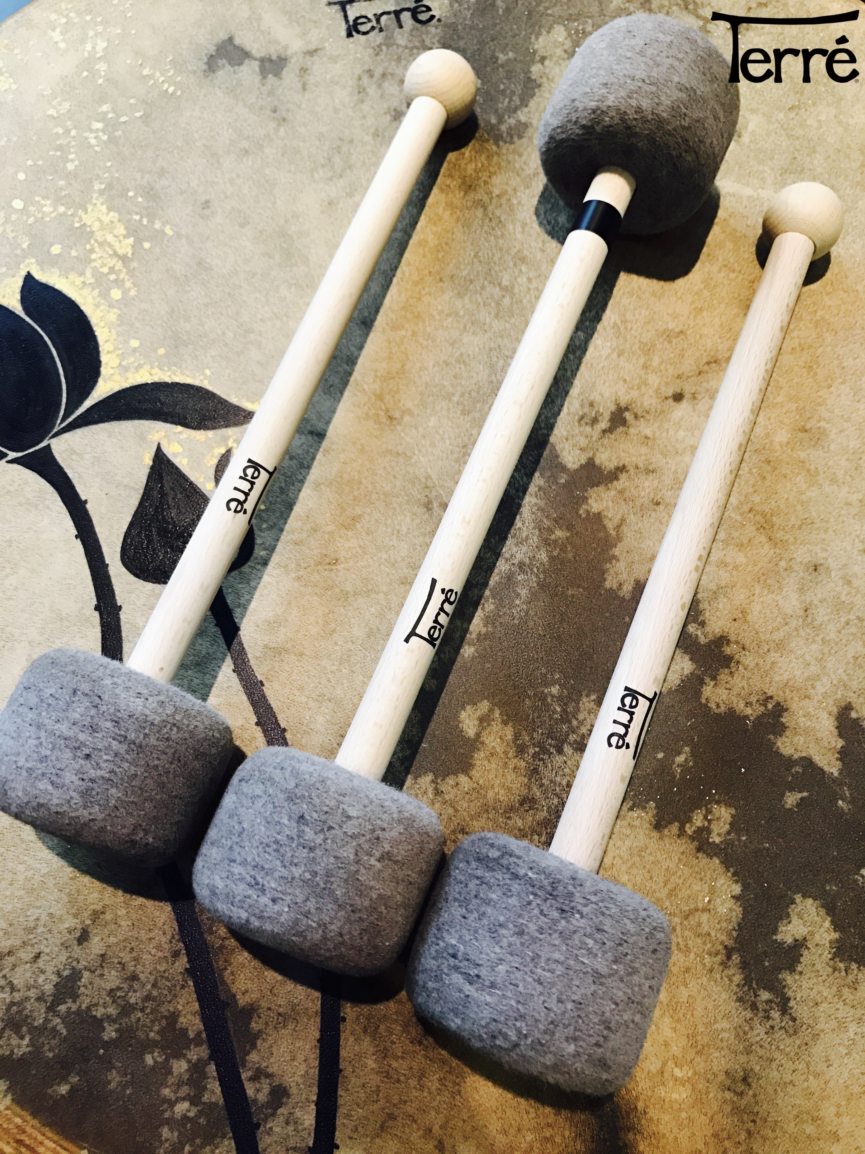 Derry Terre mantle mantle hammer gong hammer rub rod rod tap stick tap on bar import soft and hard head