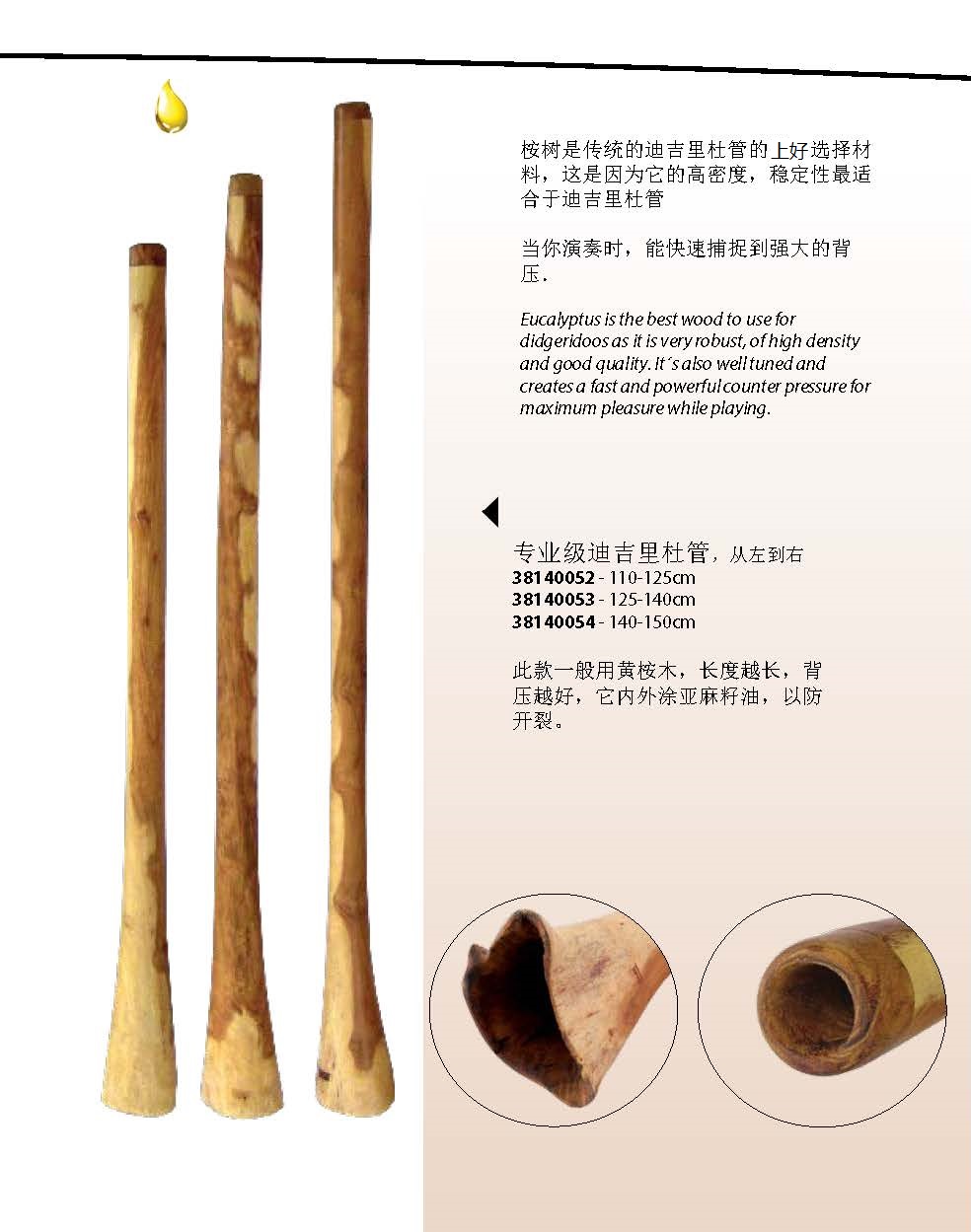Derry Terre professional grade digiritou tube Didgeridoo imported Australian musical instrument eucalyptus