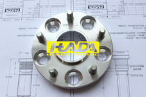 HUADA HUADA custom car modified wheel hub flange torque 5 hole pitch 100 to 120 6082-T6 forged