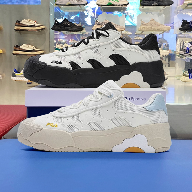 Fila Women's Shoes Egg-Shaped Sneakers 2026 Spring New Style Thick-Soled Sports Casual Shoes F12W532207