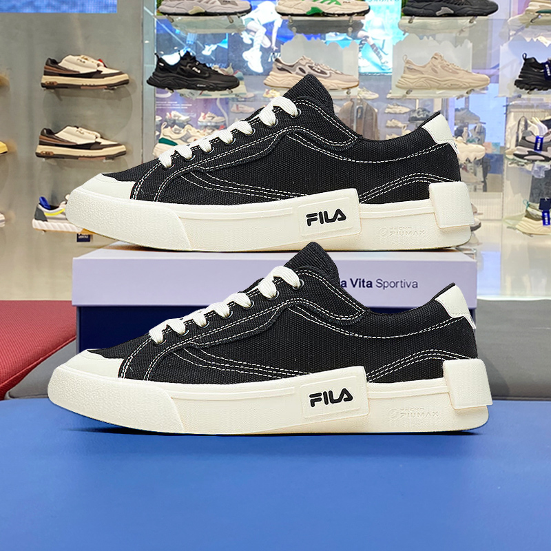 Fila Trendy Brand Pop Canvas Shoes for Men and Women 2026 Summer New Breathable Sports Shoes T12W/M125107