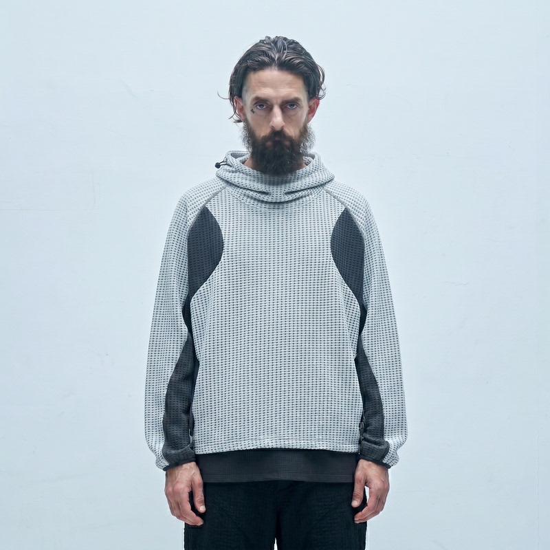 Hoodie Spring Japanese High-End Magic Magic Wand Silhouette Waffle Urban Youth Hip-Hop Shawl-Style Sweatshirt