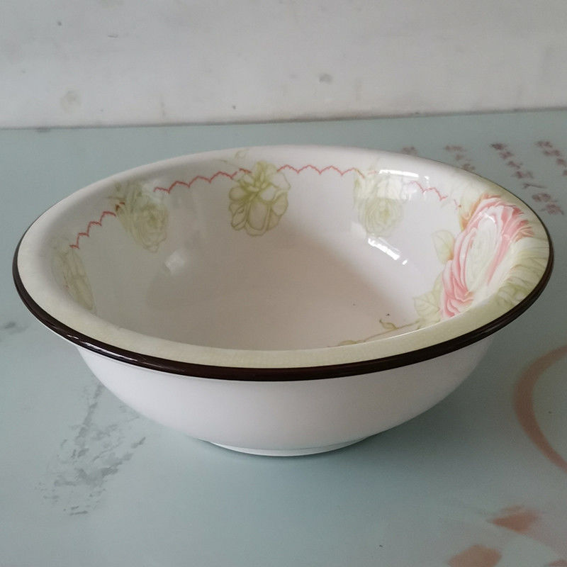 Under the blue and white porcelain ceramic glaze color lotus the food bowl of soup bowl malatang household bowl of boiled fish soup bowl pickled fish dish bowl