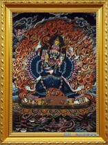 Custom da vader Diamond portrait terrorism to a well-founded fear of King Kong law enforcement paper plastic thangka Tibetan Tantric images
