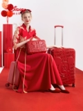 Disney/迪士尼 Красный брендовый чемодан для путешествий, популярно в интернете, 20 дюймов
