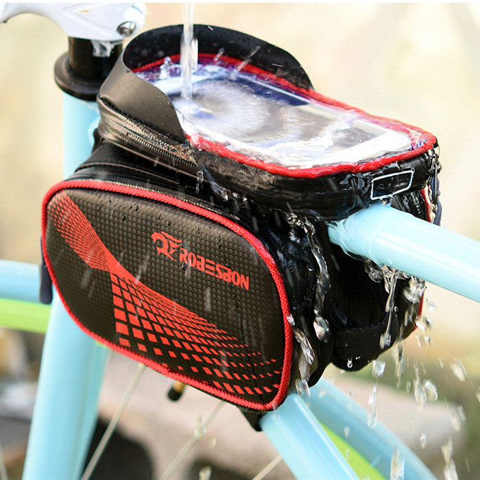 Riding Waterproof 6 2 Inch Cell Phone TPU Touch Screen Bike Front Rack Riding Bag Mountaineering Bike Accessories