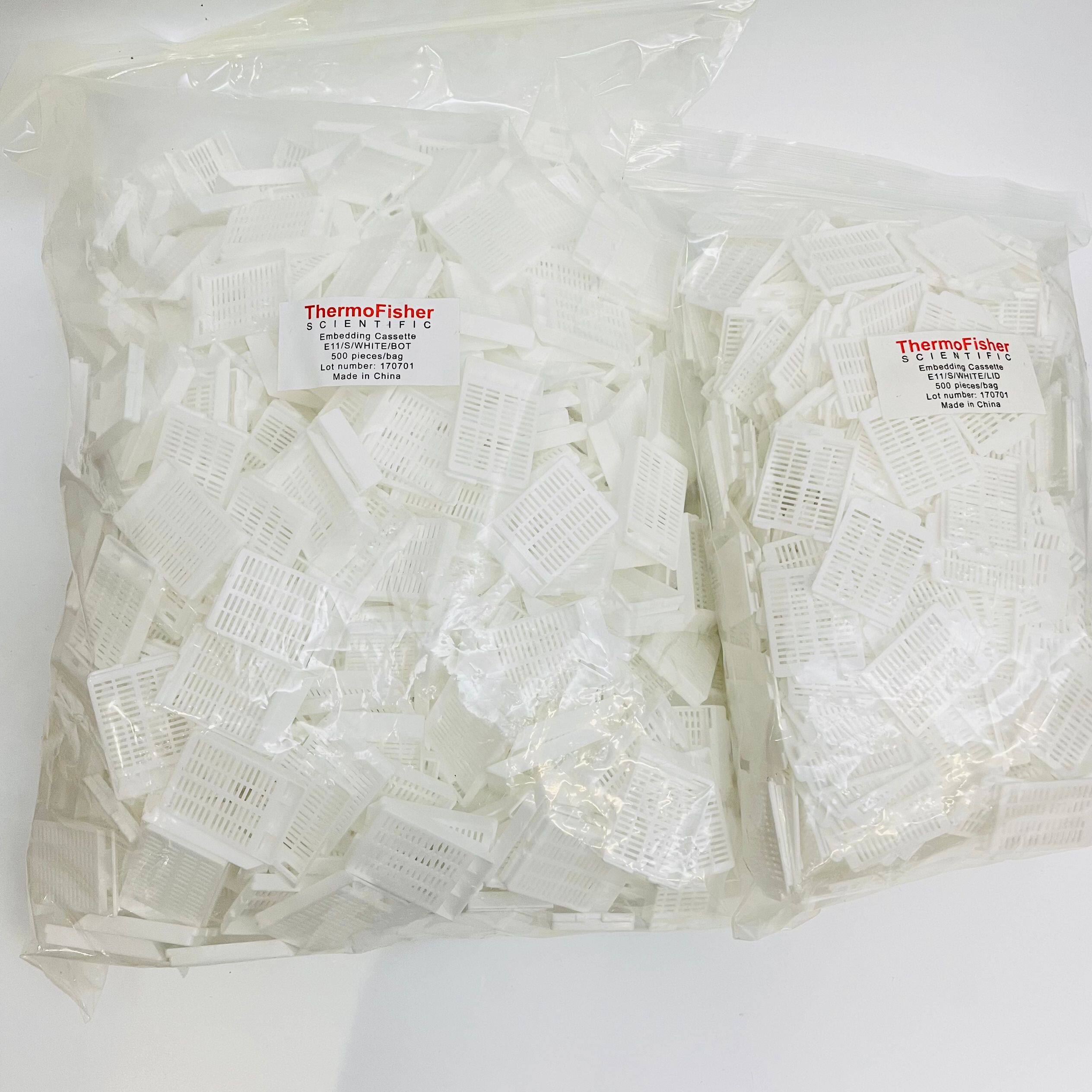 进口Epredia赛默飞Thermo带盖病理组织塑料包埋盒条形E11/S/WHITE