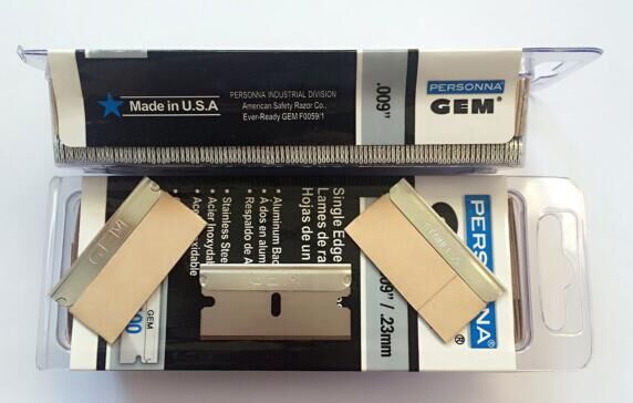 American Import Ewer-Ready GEM triple-edge single-sided blade stainless steel coated film plastic die cutting