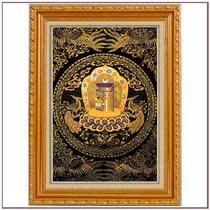 Tim Fuhuis ten aspects are free from the black gold thangka Amitabha and the Tibetan Buddhism Tantric mantras.
