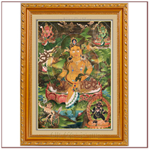 Tim Fuhui made the portraits of Huang Caishen the five surnames of the God of Wealth Thangka Tibetan Tantric Buddha Painting Photo Paper 6