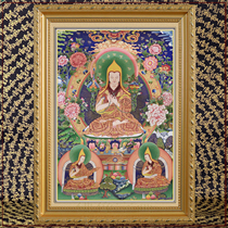 Tian Fu Hui Tong Kaba Master of Tibetan Buddhism Tantra mantras wheel Buddha statue hanging painting Thangka 3456
