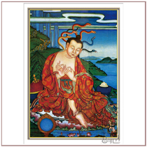Nagarjuna Bodhisattva 2 thangka mandala Chinese and Tibetan portrait photo frame ornaments decorative painting