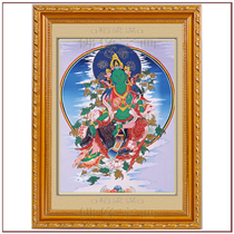 Tim Fuhui is married to the Buddhism Green Mother Buddha statue Bodhisattva Guanyin Bodhisattva Incarnation of Thangkatu