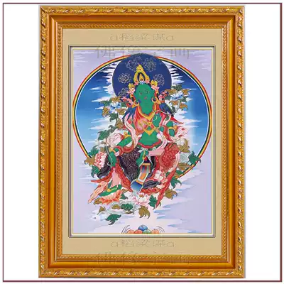 Tim Fuhui is married to the Buddhism Green Mother Buddha statue Bodhisattva Guanyin Bodhisattva Incarnation of Thangkatu