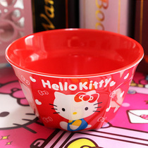 Cartoon small bowl Household melamine rice bowl Cute porridge bowl soup bowl Melamine tableware baby rice bowl Kindergarten rice bowl