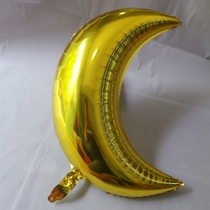  28 inch gold silver candlelight powder moon aluminum foil self-sealing decorative arrangement balloon
