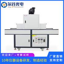 UV UV light solid oil ink glue drying UV curing machine Conveyor belt double lamp table type UV furnace LY500-2