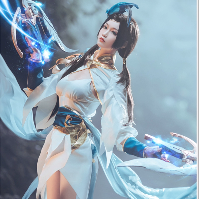 Journey to the East King of Glory cos Yuji Yunni chim Ling cosplay quần áo phụ nữ - Cosplay