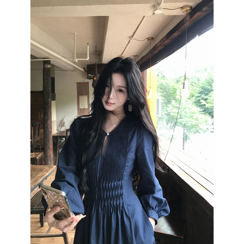 Icelolly High-Fashion Linen Dress for Petite Women, Summer Elegant and Stunning Waist-Cinching Long Dress