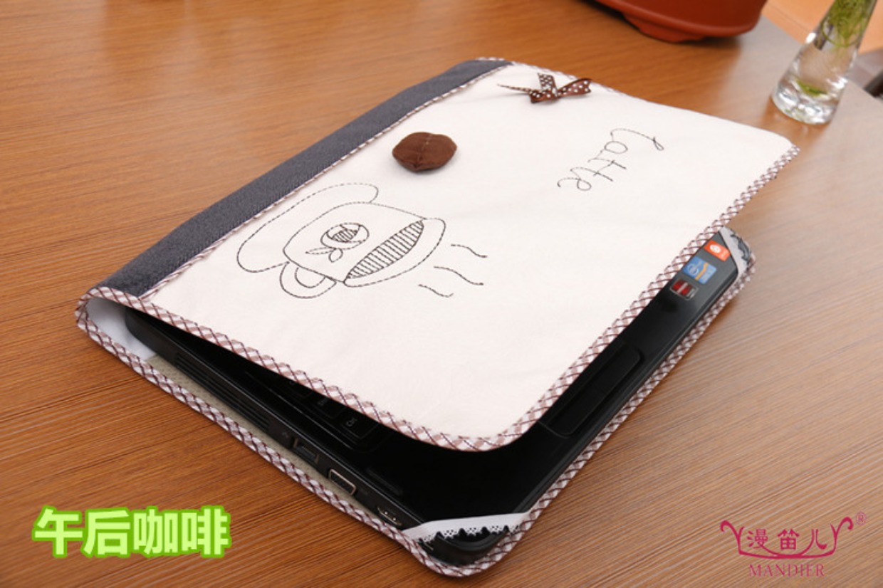 máy tính xách tay Hàn Quốc vải cartoon BOOT tấm vải liệm bảo vệ 14 13,3 15,6 inch Sleeve - Bảo vệ bụi áo khoác điều hòa