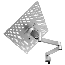 Haoxiong notebook bracket assembly multifunctional fixed rack aviation aluminum silver pipe clamp notebook bracket