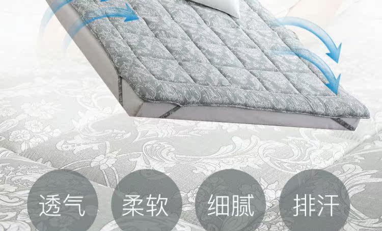 Mạnh Jie đa chức năng nệm làm đẹp chiếu thảm mơ ước nhà sạch dệt mùa thu và mùa đông dày ấm giường 褥 lụa Funi - Nệm nệm kim cương