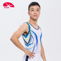 Liweika VCIA mens vest jumpsuit gymnastics suit competitive body tight suit art test suit 20GV079B