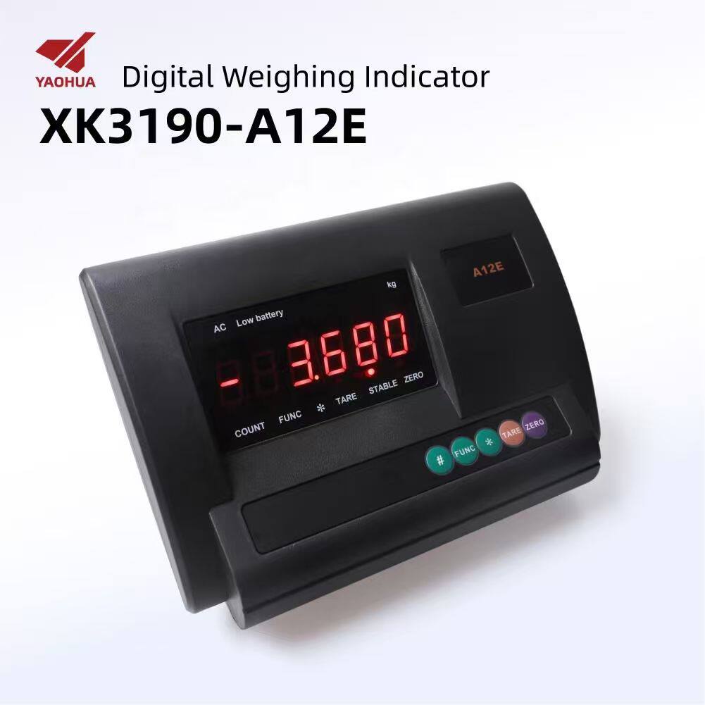 上海耀华XK3190-A12E仪表电子秤英文称重显示器地磅外贸出口表头