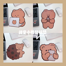 Japanese cute net red pad mouse pad ins original Japanese and Korean bear mouse pad Computer student non-slip water coaster