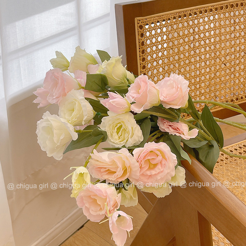 ins emulated flower fake flower floral flower floral floral floral drawing room with dining room table at home decoration swinging pieces photo props