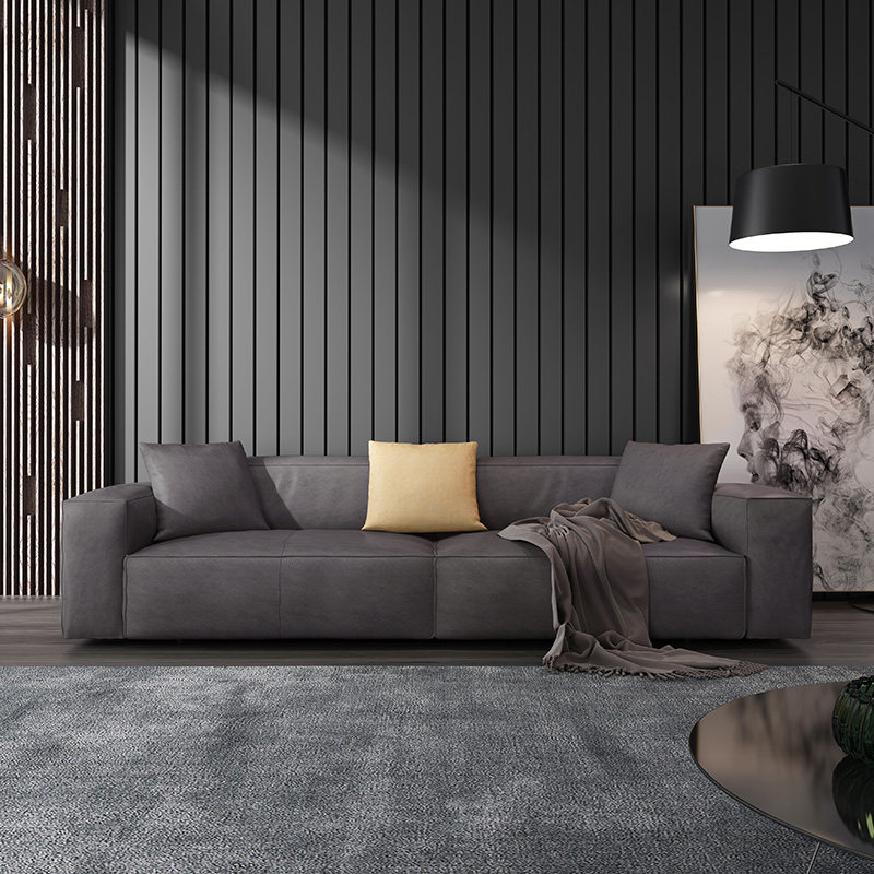 Postmodern tech cloth Sofa-style minimalist port style light extravaganza Sofa Large Living Room Villa-like furniture