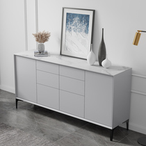 Italian-style slate sideboard modern minimalist light luxury large-scale guest restaurant entrance cabinet locker bedroom storage cabinet
