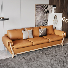 Кожаный диван 北欧真皮沙发头层牛皮现代简约客厅大小户型组合意式极简乳胶沙发