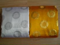 Yellow longevity mattress silk longevity mattress extra thickened funeral supplies Fu Ruixiang wholesale longevity quilt and longevity mattress