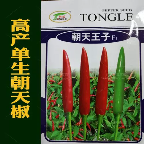 Импортные семена моноклонального хаотского перца --- Принц Чаодзия Одинокий острый семена высокого перца Ранний CLICP для ранних кликов
