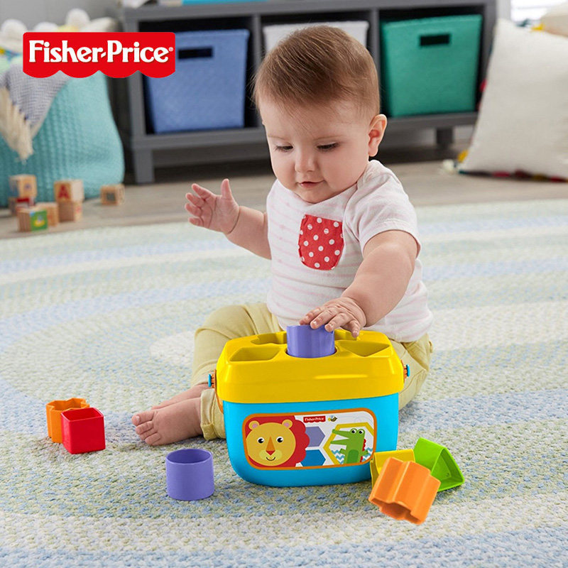 FISHER-PRICE Enlightenment block box FFC84 Baby children baby shape matching toy FISHER-PRICE