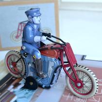 Rare Iron City-clockwork iron toy export classic nostalgic childrens gift motorcycle electric car bicycle