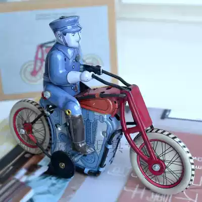 Rare Iron City-Clockwork Iron Toys Export Classic Nostalgic Children's Gift Electric Bicycle Electric Bicycle